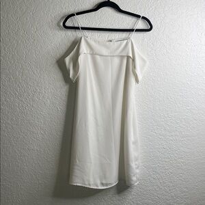 Lily Rain Spaghetti Double Strap Off Shoulder Mini Dress Sz M